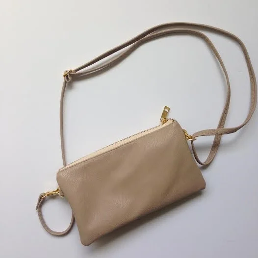 neutral cross body bag