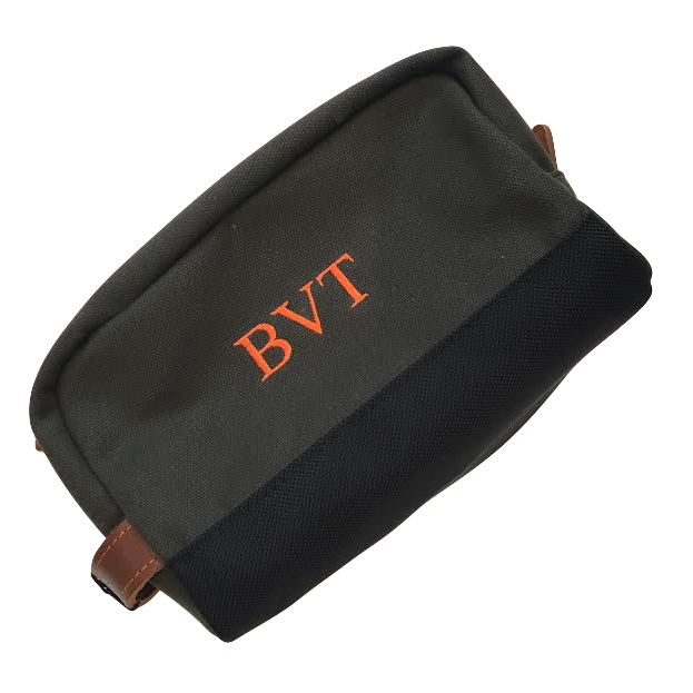 monogrammed dopp kit