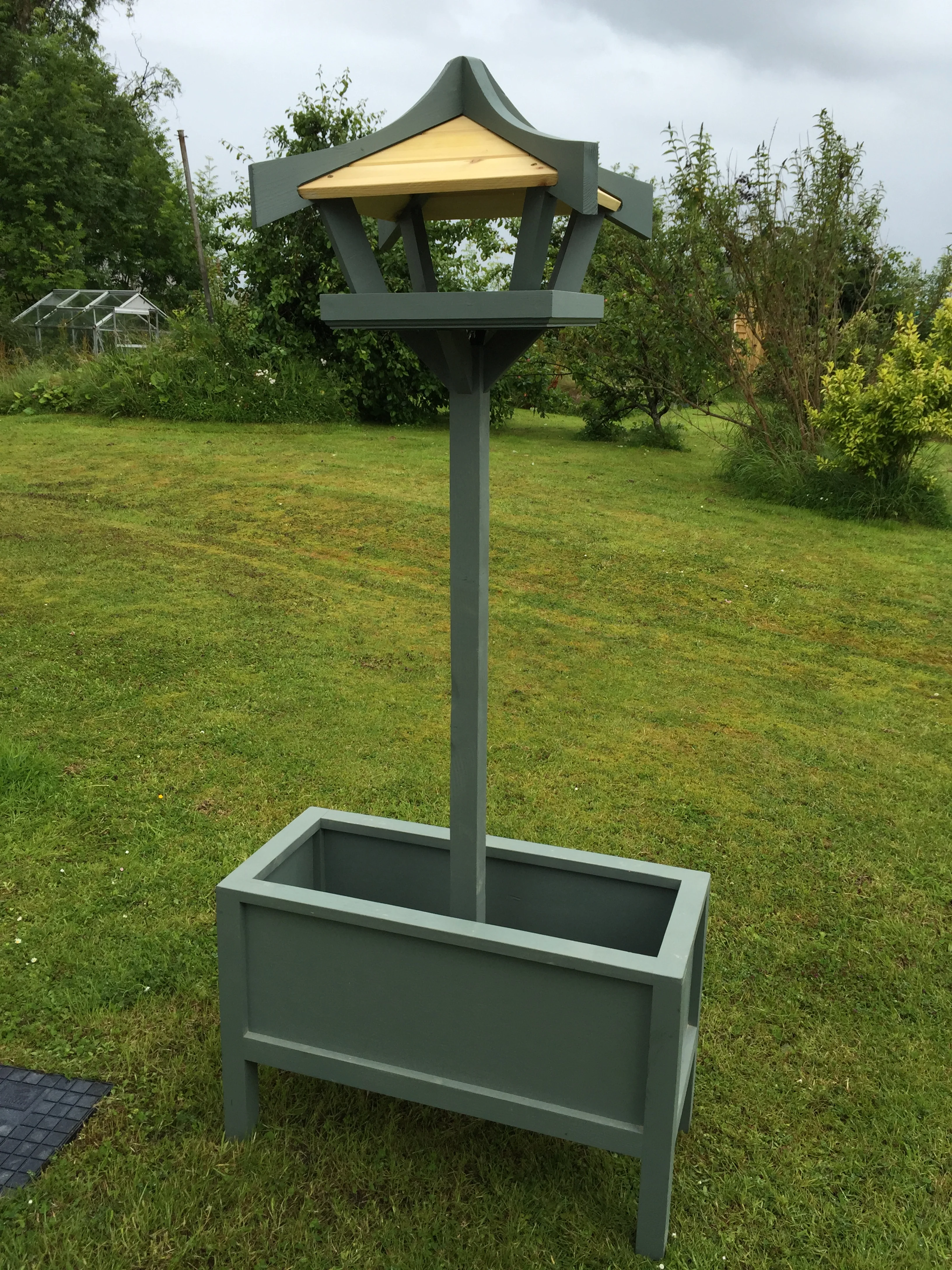 Bird Table Trough Planter Base Highland Woodcraft