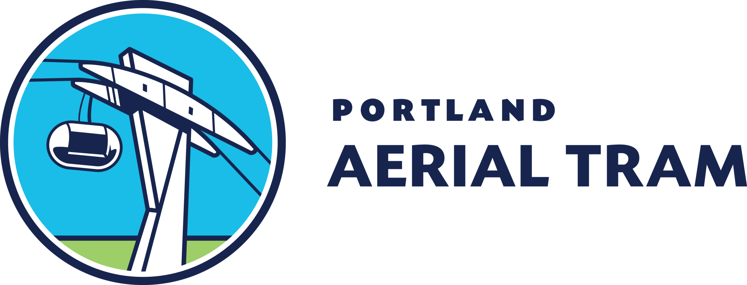 Portland Aerial Tram Map Cabin Curved Cap — Portland Aerial Tram