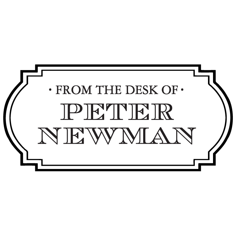 Newman Rectangle Stamp Pretty In Ink Stamps