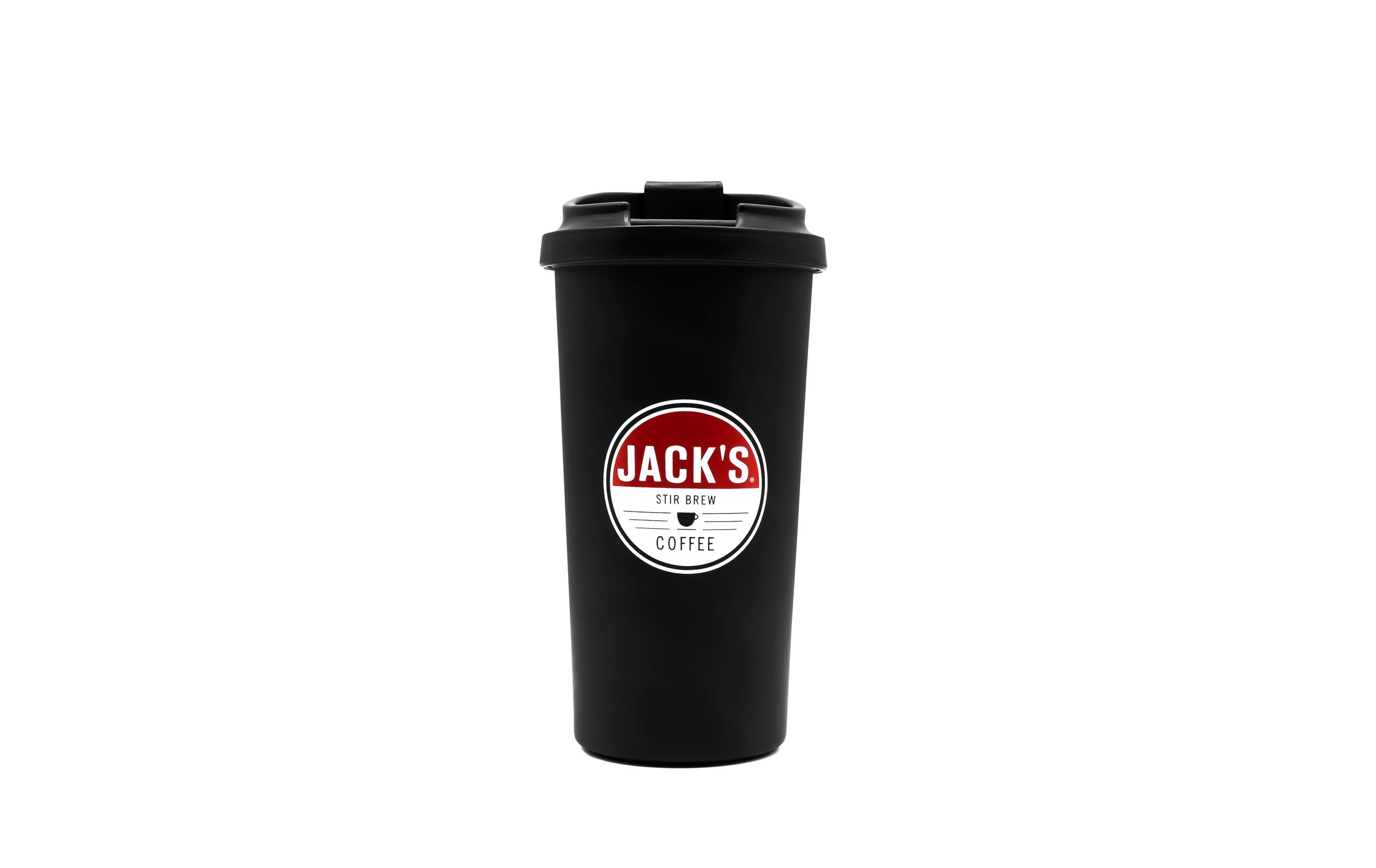 Jack's Black Coffee Tumbler — Jack's Stir Brew Coffee