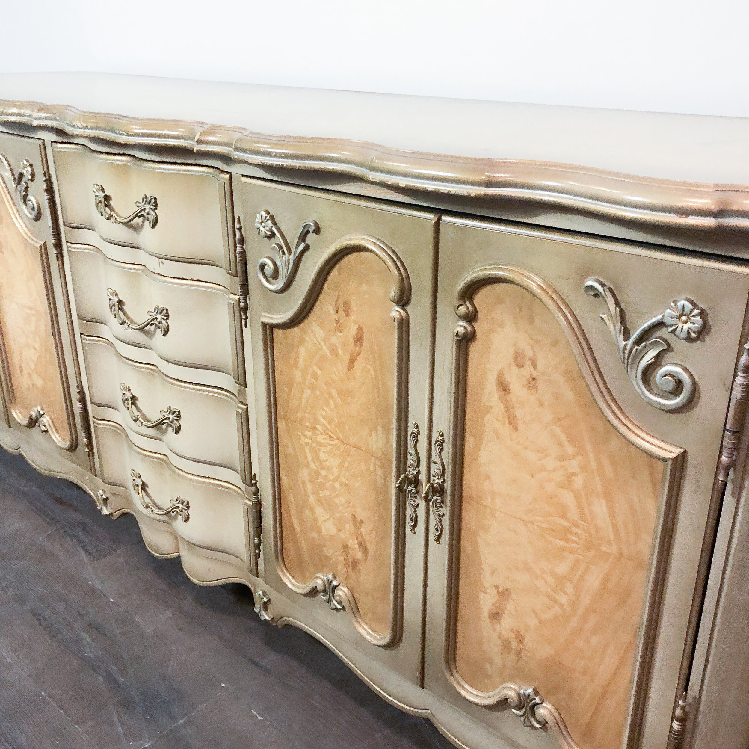 Vintage Refined Customizable French Provincial Dresser