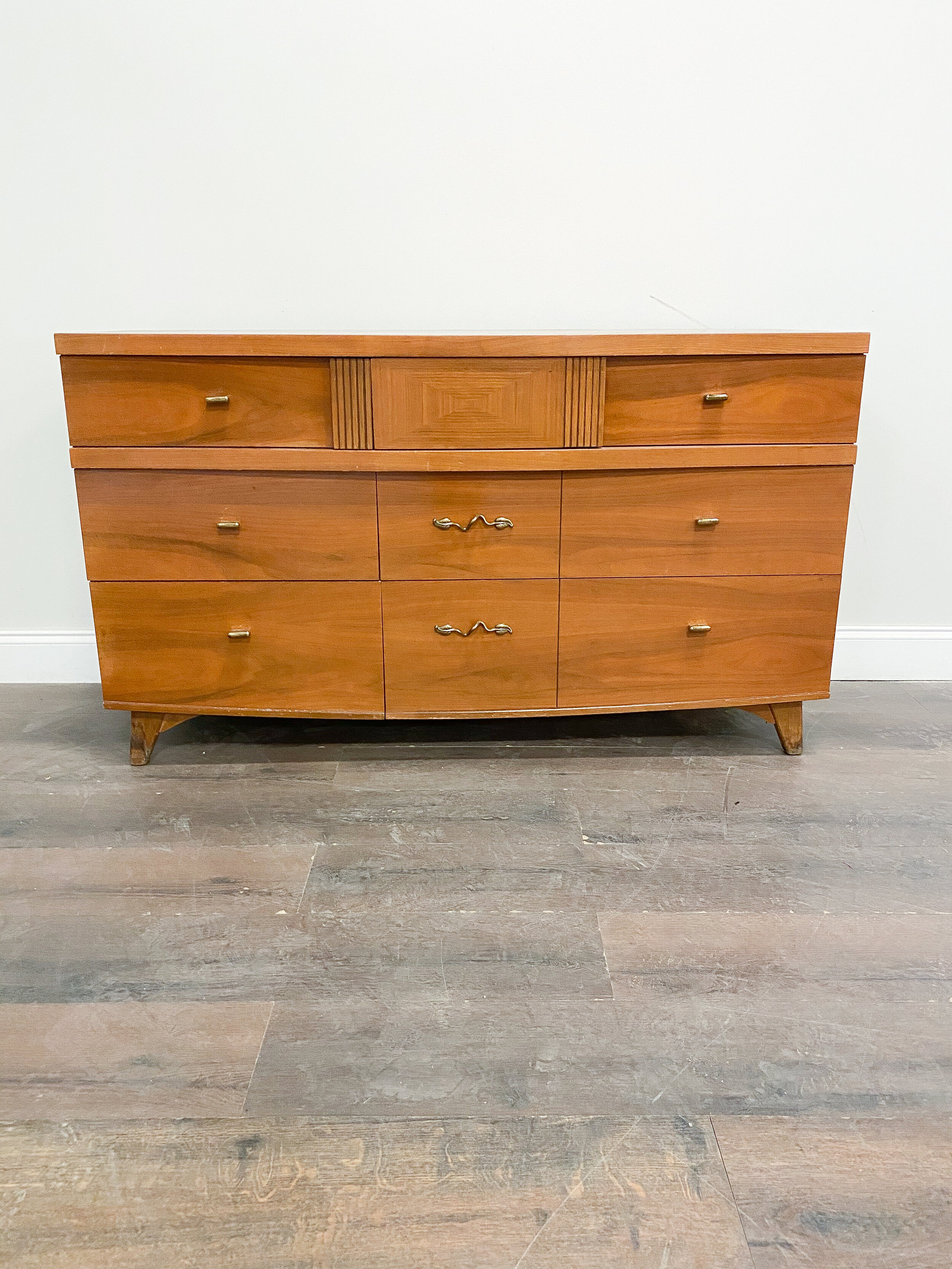 Vintage Refined Customizable Mcm Dresser By Kroehler