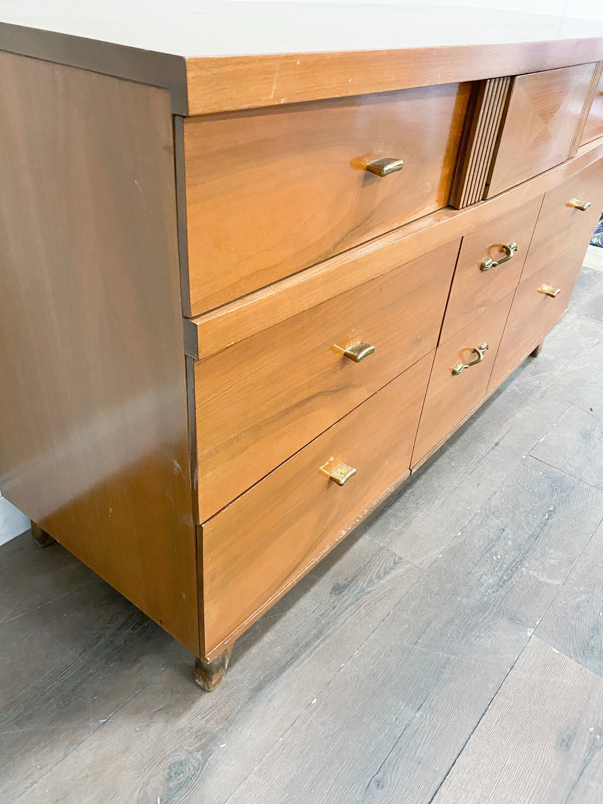 Vintage Refined Customizable Mcm Dresser By Kroehler
