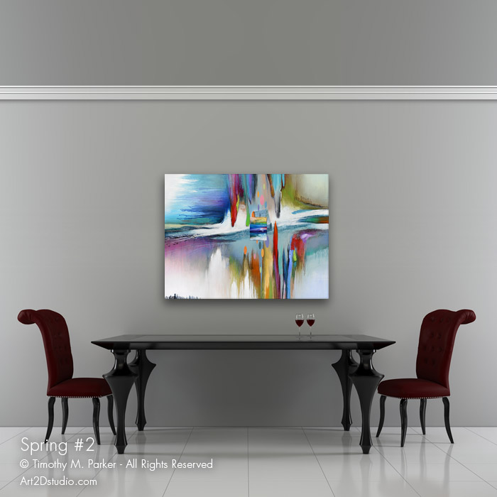 Spring 2 Abstract Fine Art Print Free Shipping Art2d