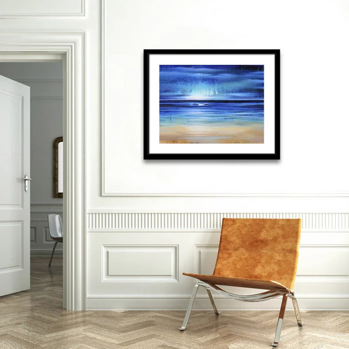 Deep Blue Sea 2 Abstract Seascape Fine Art Print Free