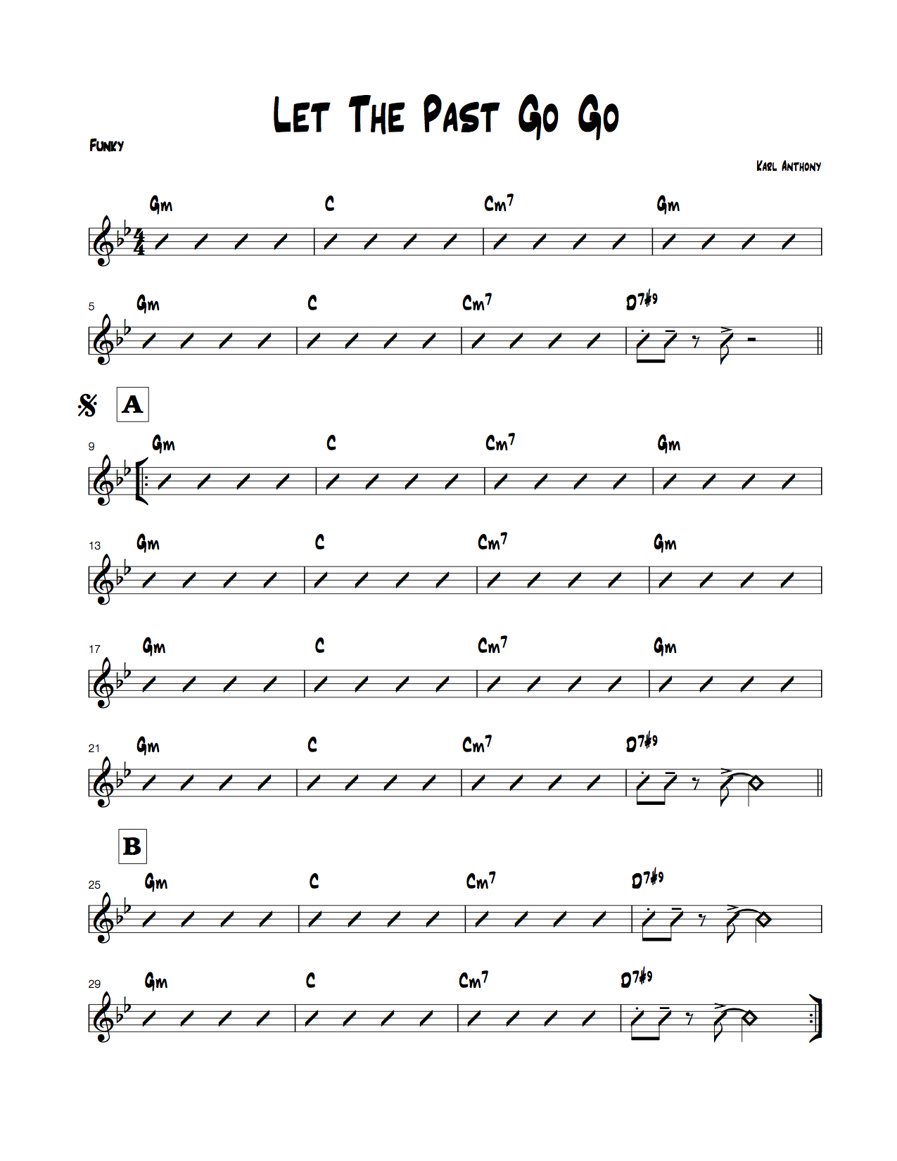 Let It Go Chord Chart