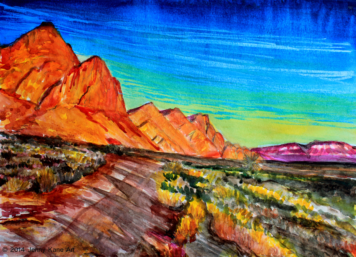 Red Rock Canyon Jenny Kane Art