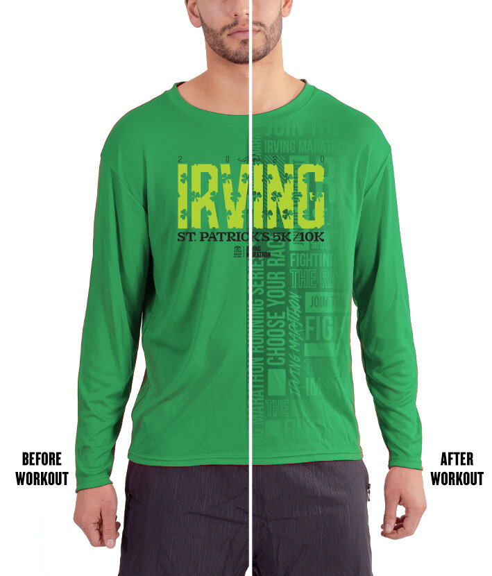 st patrick running shirt
