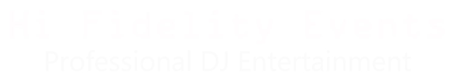 Hi Fidelity Events - Professional DJ Entertainment