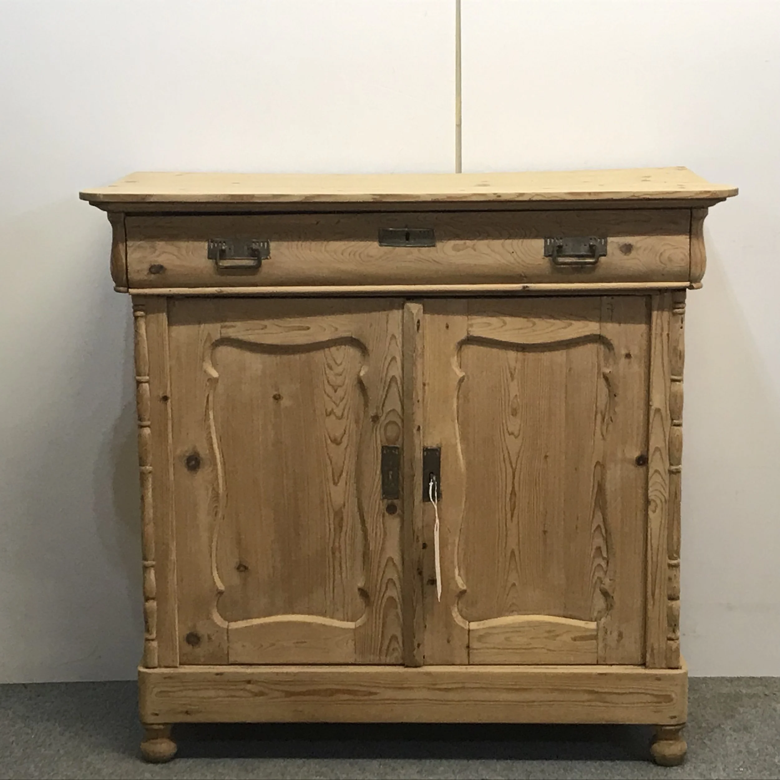 Shallow Antique Pine Hall Cupboard C9006b Pinefinders Old Pine