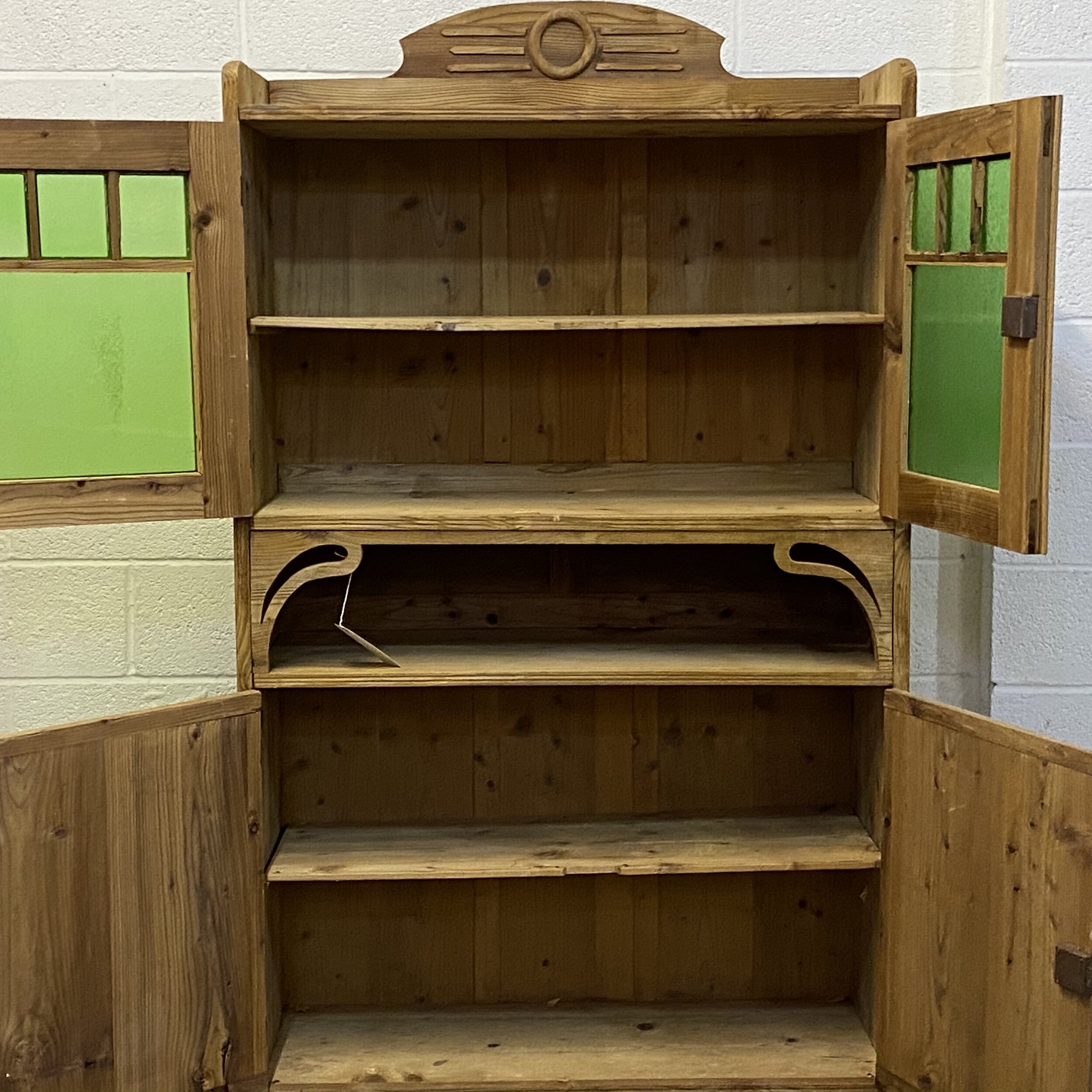 Small Old Polish Pine Kitchen Dresser E4700c Pinefinders Old