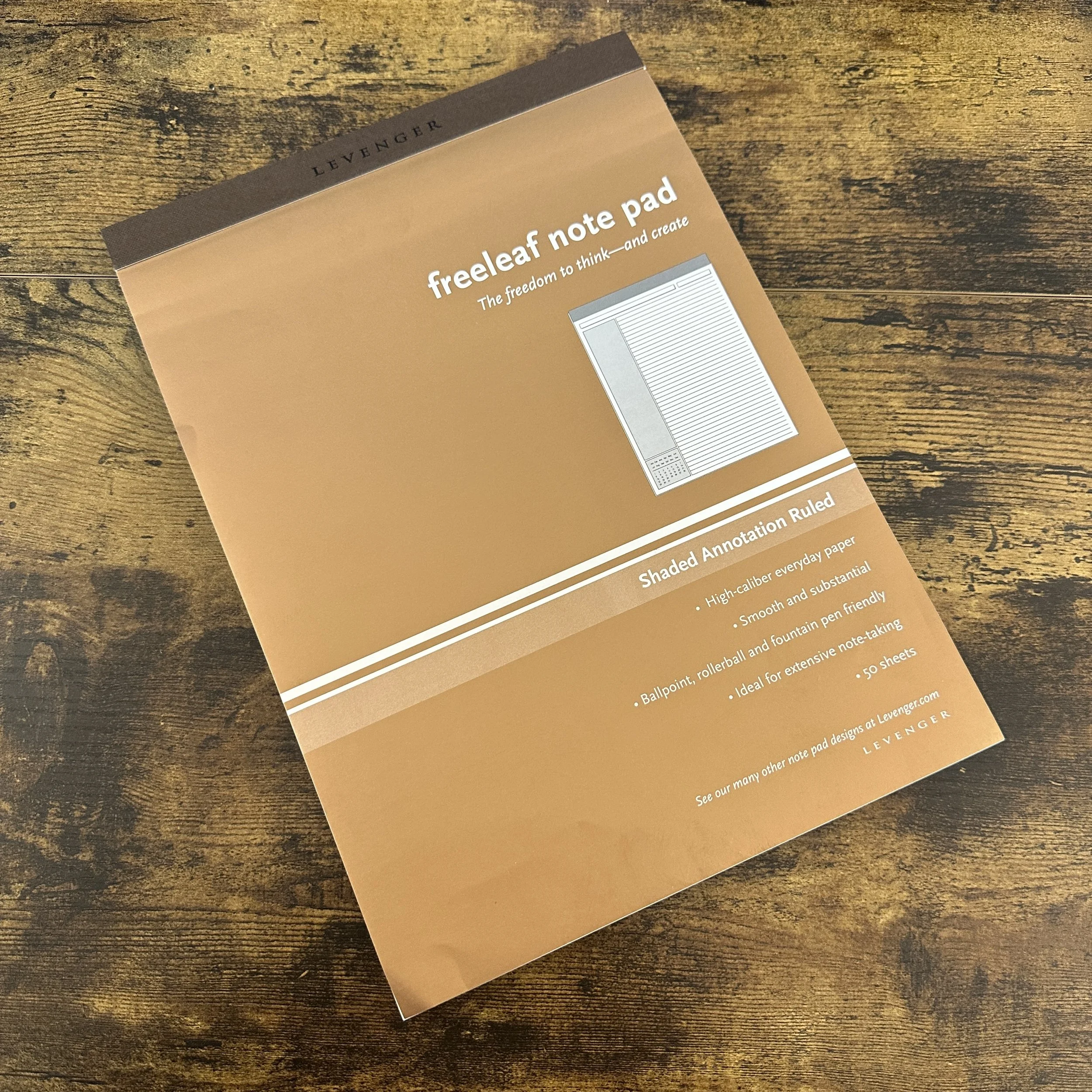その他 FELT Liner notes Levenger Freeleaf Notepads (Multiple Layouts) — The