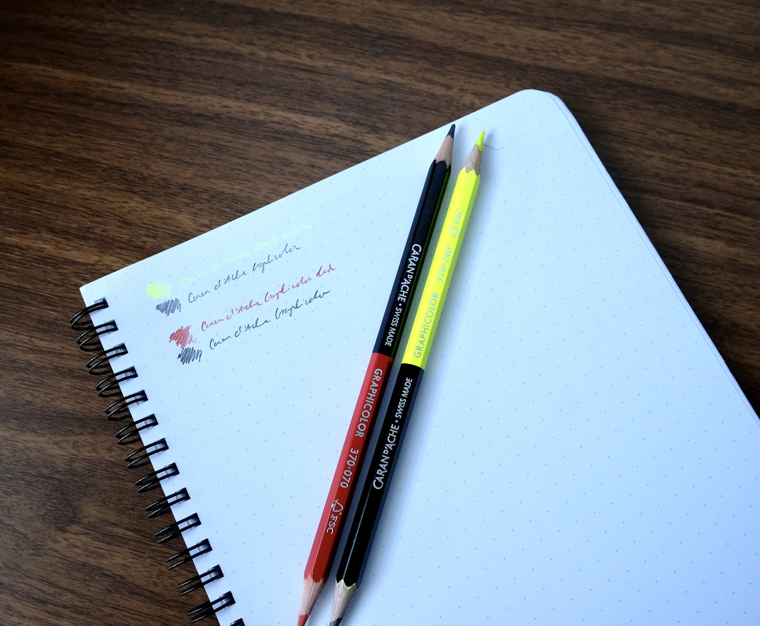 卡兰德'Ache Graphicolor Writing Samples