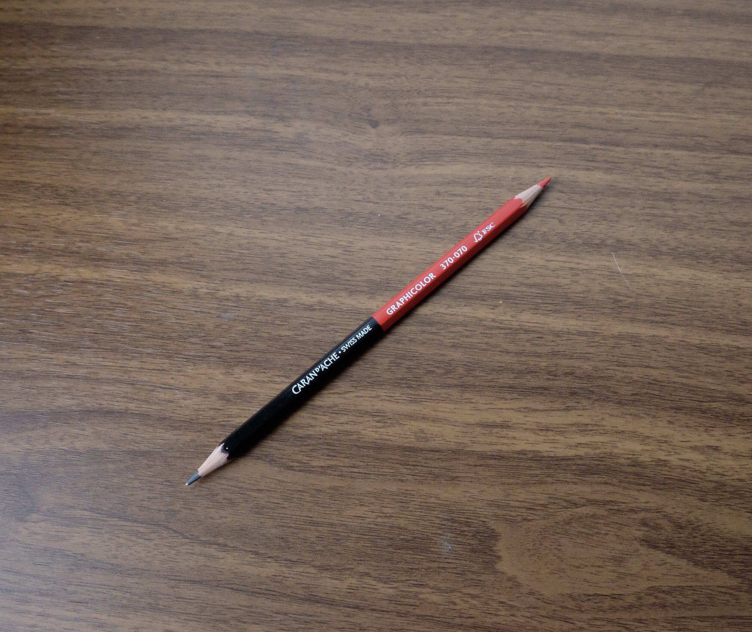 卡兰德'Ache Graphicolor Red/Graphite Bicolor Pencil