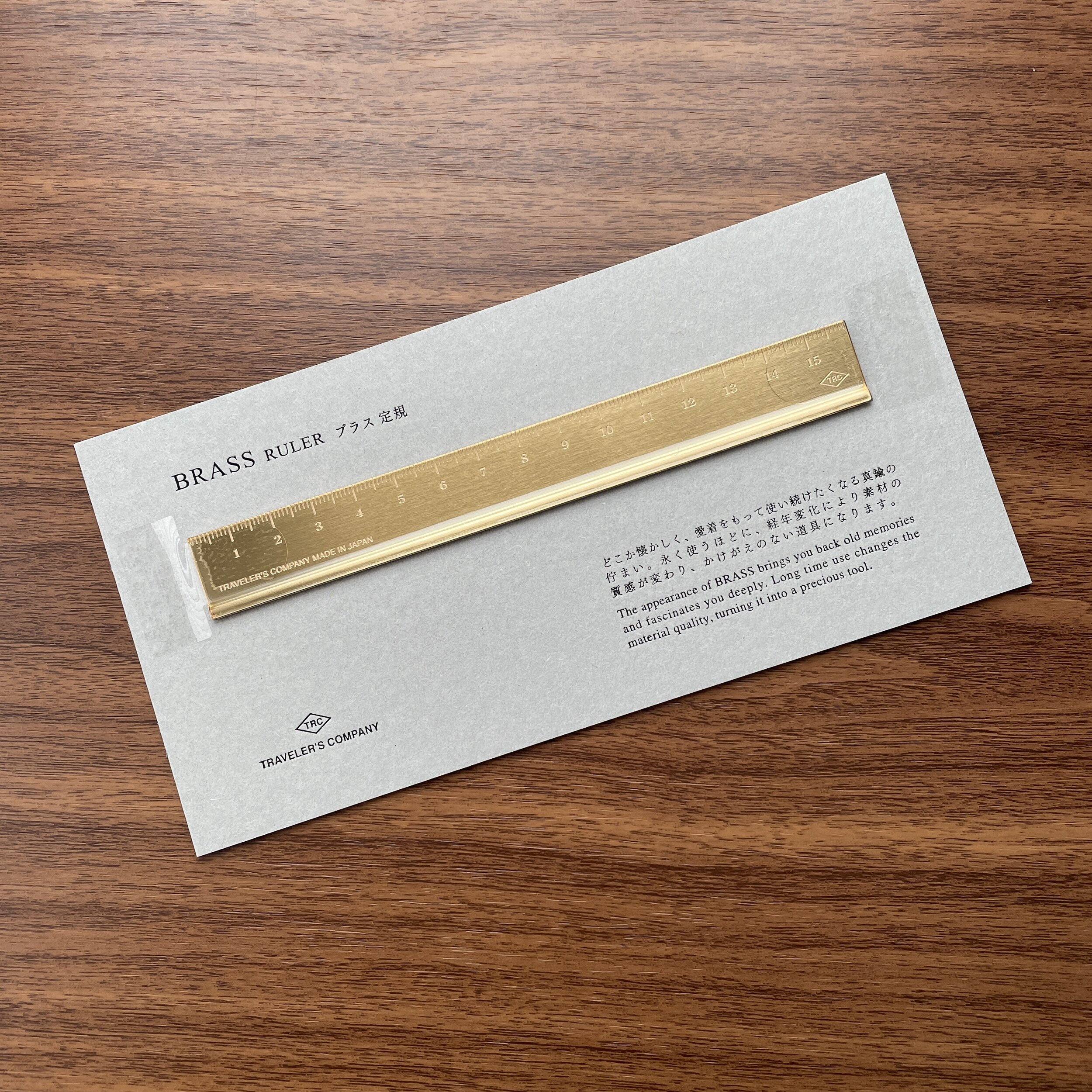 Details about   Outdoor Brass Ruler Bookmark Double Scale Cm&Inch Digital For Traveler Notebook 