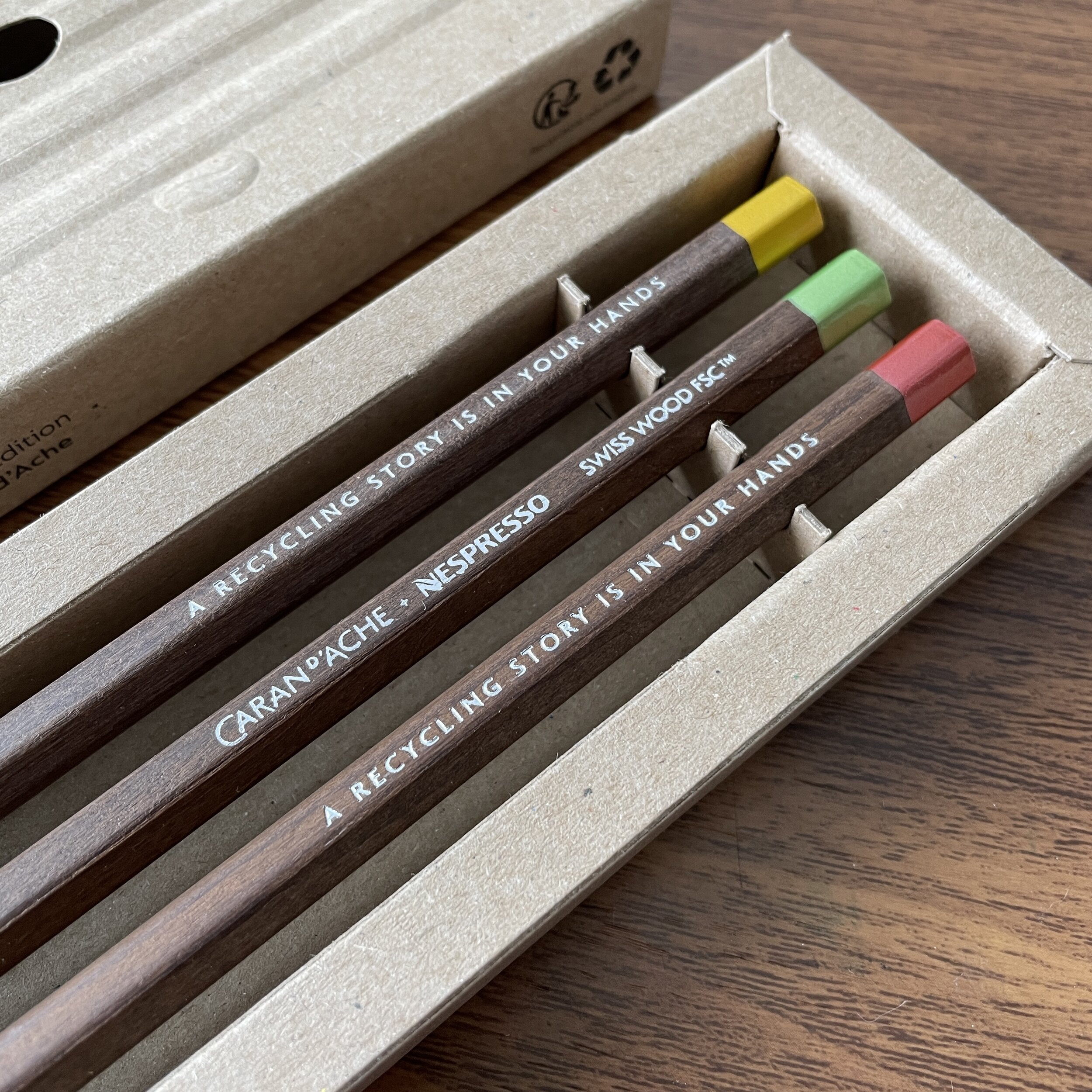 Strengt flydende købmand Caran d'Ache x Nespresso Edition No. 4 Swiss Wood Pencil Set — The  Gentleman Stationer