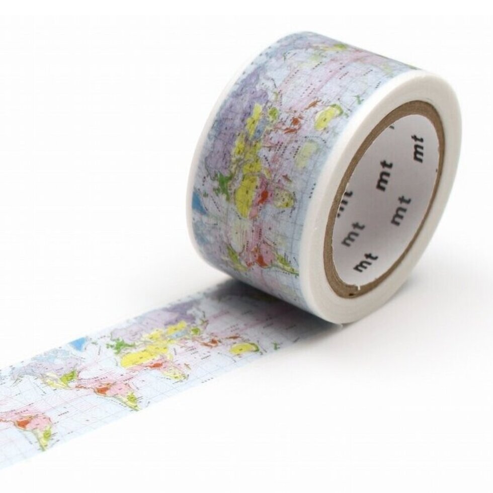 MT Maps & Travel Series Washi Tapes (Various Patterns) — The Gentleman  Stationer