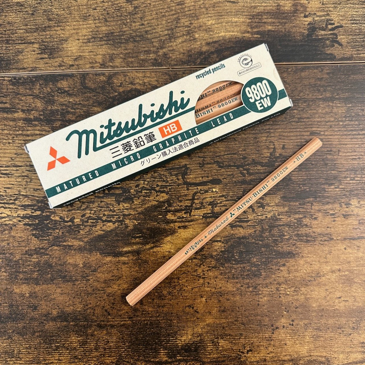 Mitsubishi 9800EW Recycled HB Pencil Mitsubishi 9800EW Recycled HB Pencil
