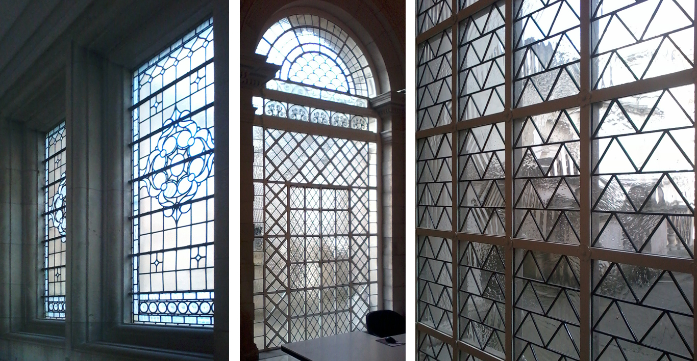国立肖像馆入口 &泰特·英国(Tate Britain):原始窗口&新面板中的细节 理查德·赖特(Richard Wright)(2013)