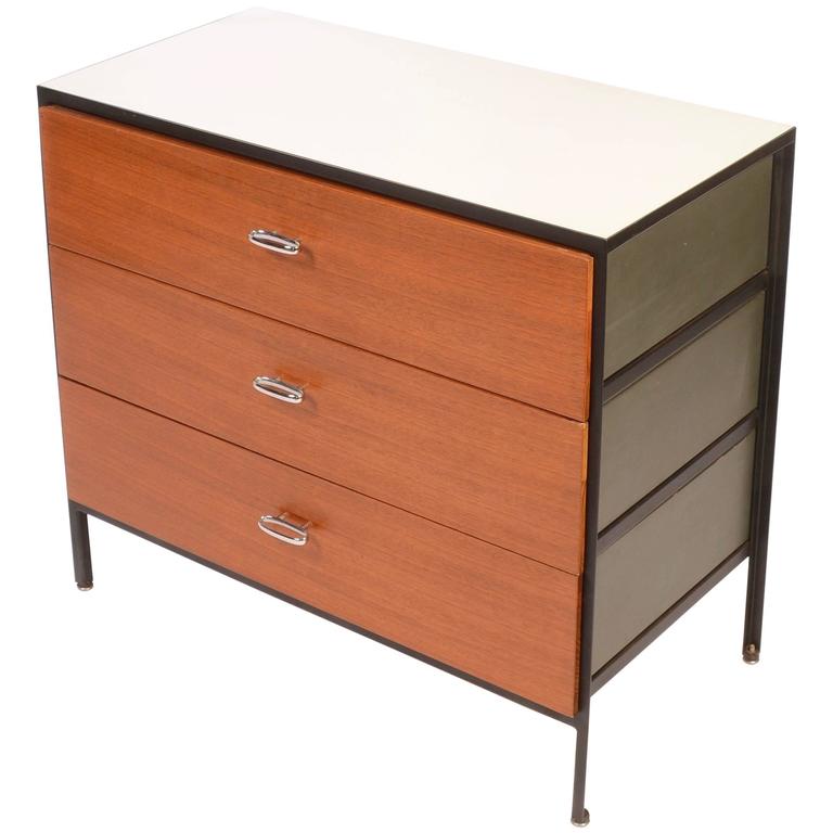 George Nelson Steel Frame Dresser For Herman Miller Motley