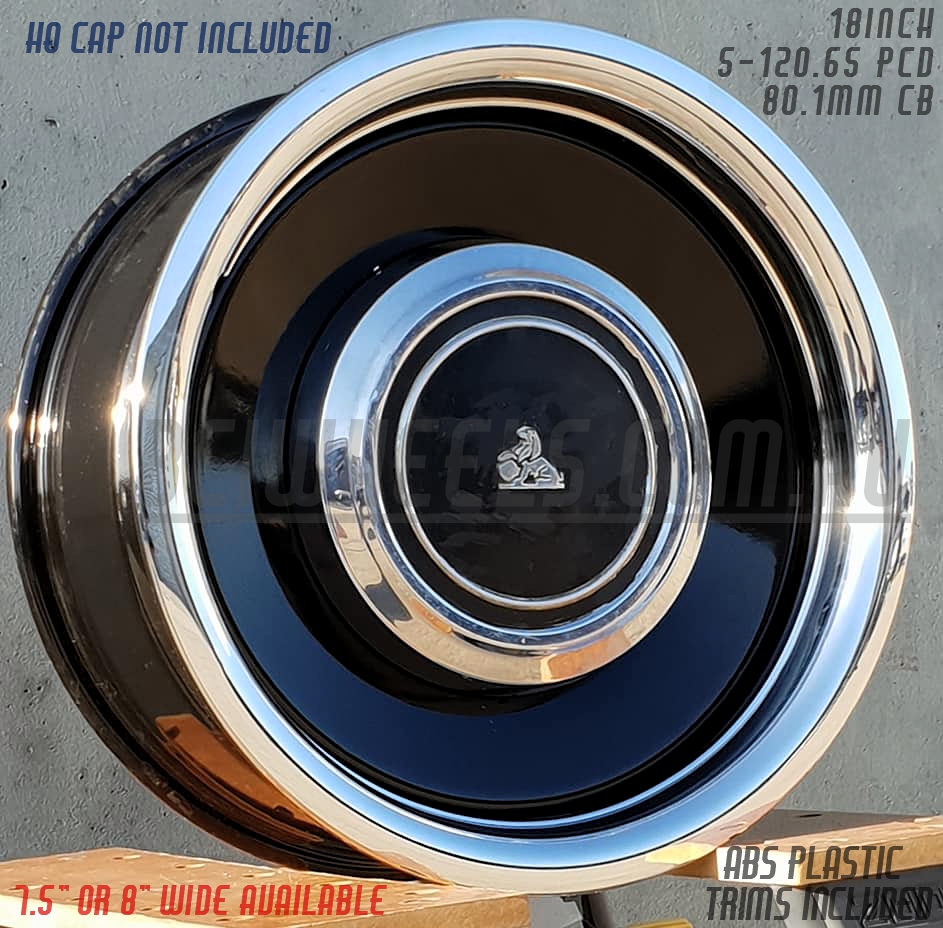18 Custom Period Steel Wheels Hq Hz Cap 5 1 65 Pcd i Wheels