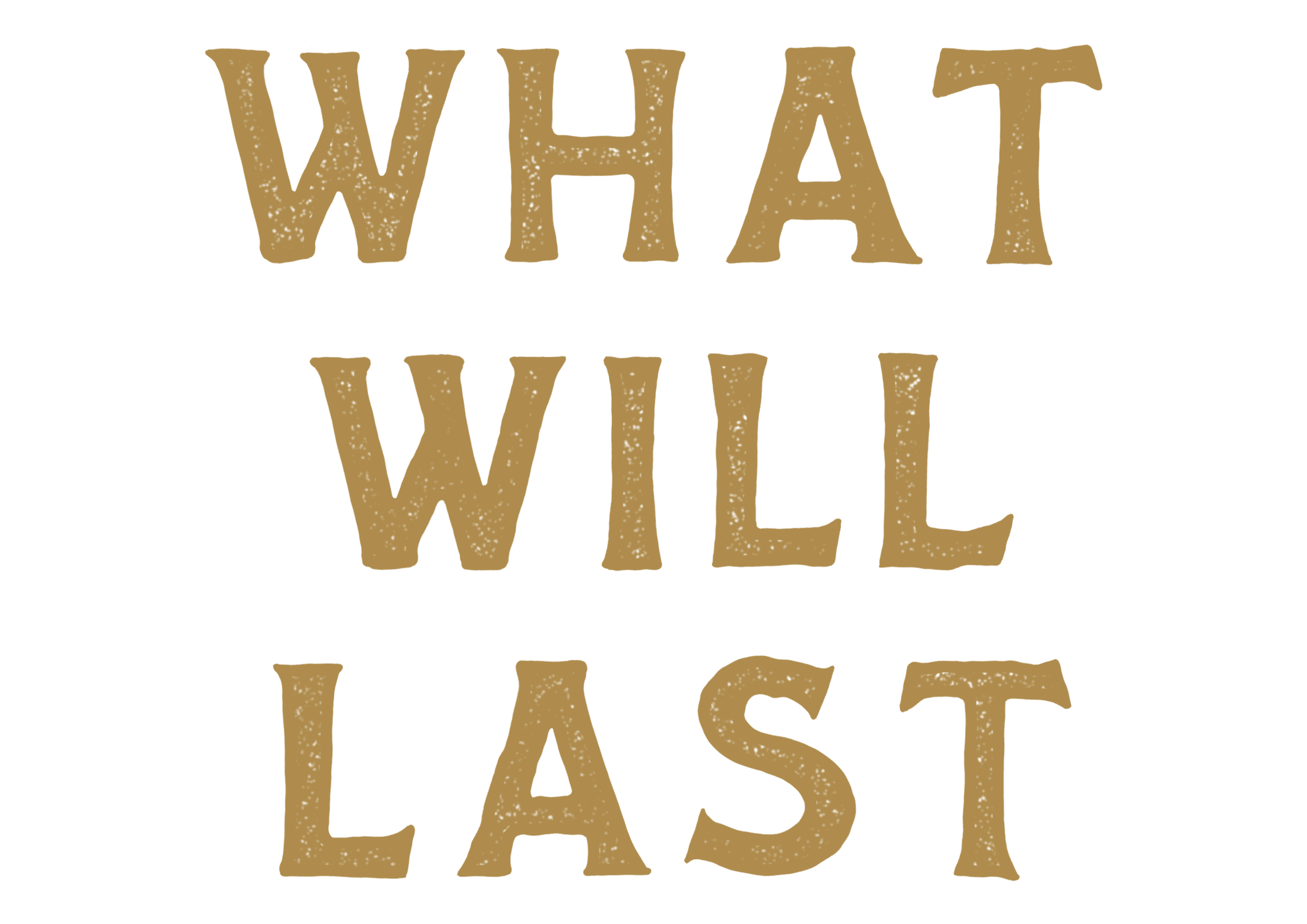 What Will Last