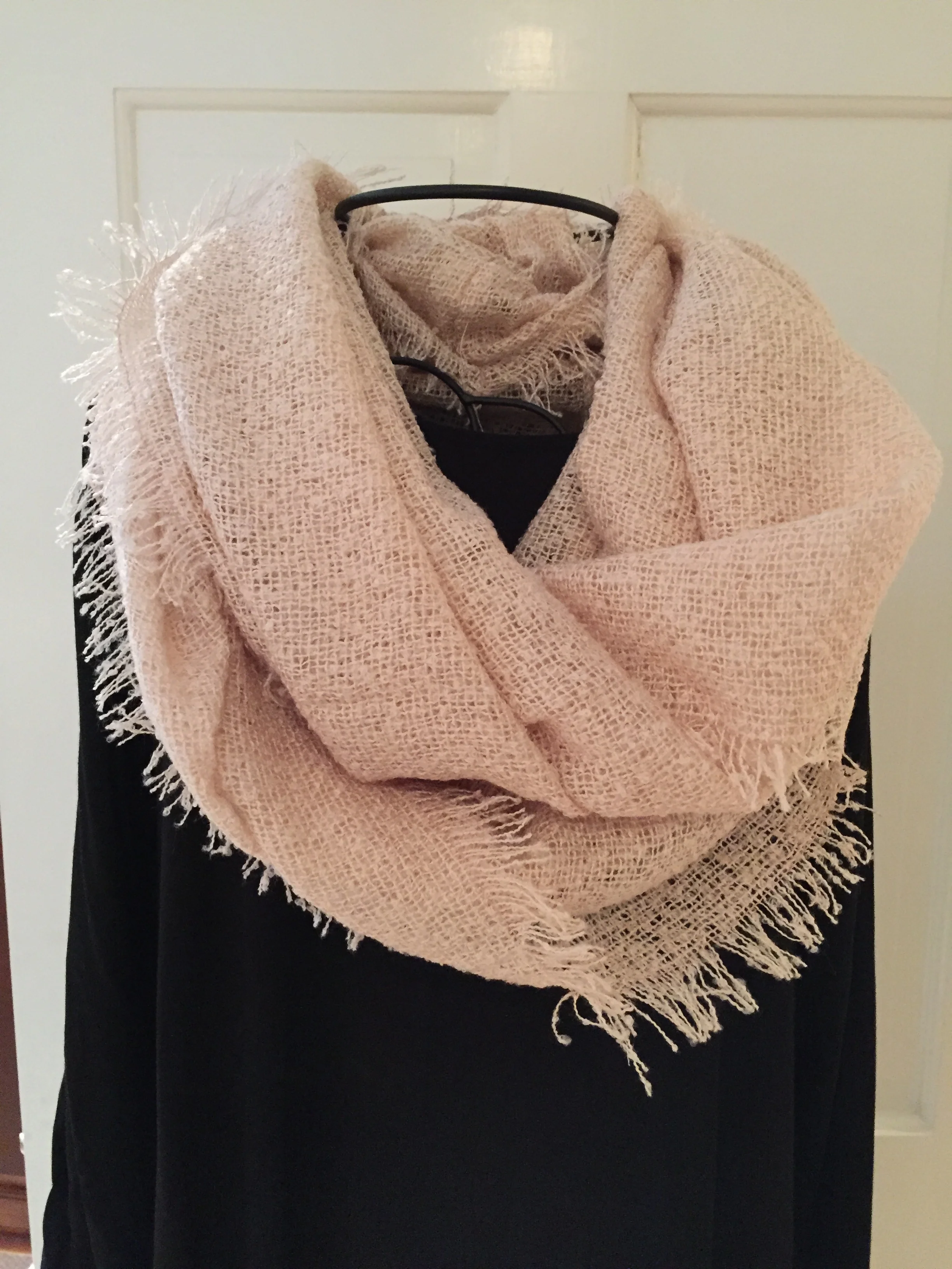 linen infinity scarf