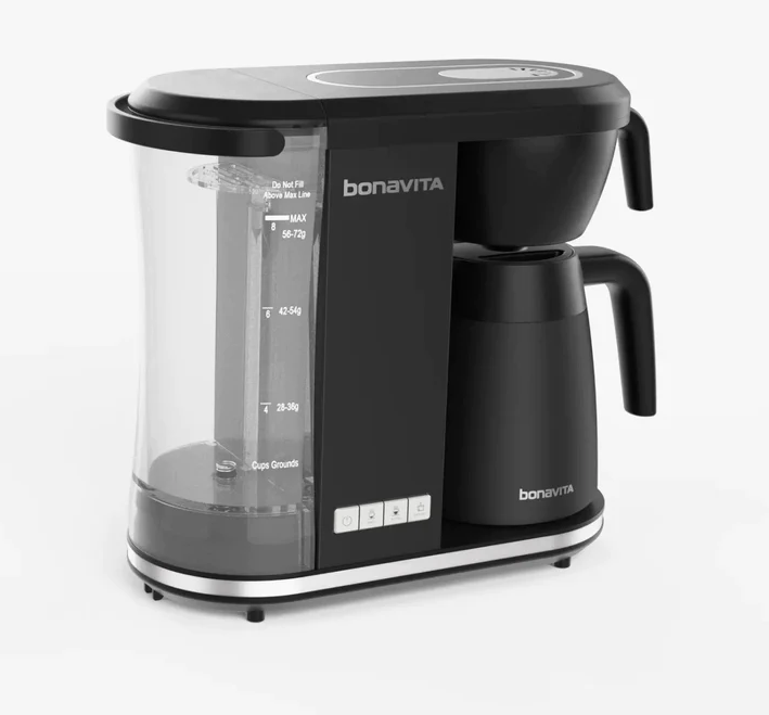 Bonavita Enthusiast 8-Cup Drip Coffee Maker with Thermal Carafe in Black  Stainless