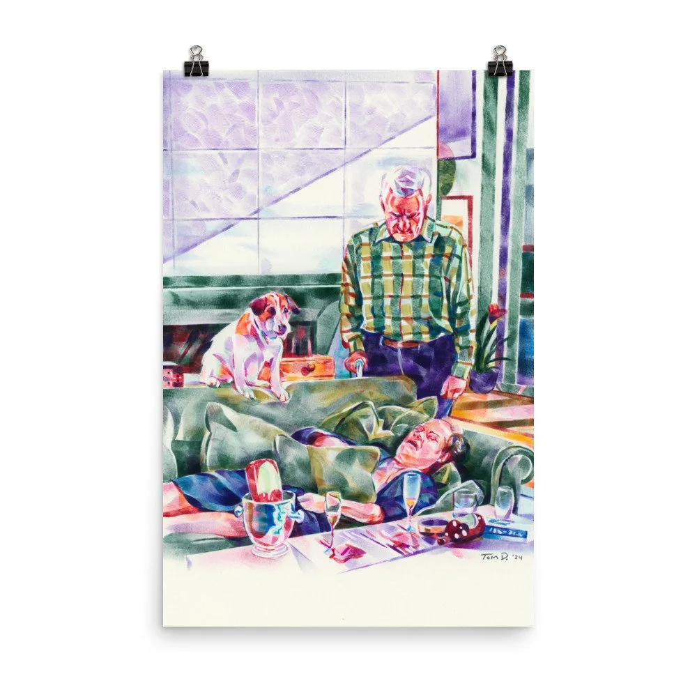 Hangover - Fraiser - Art Print — Tom DesLongchamp