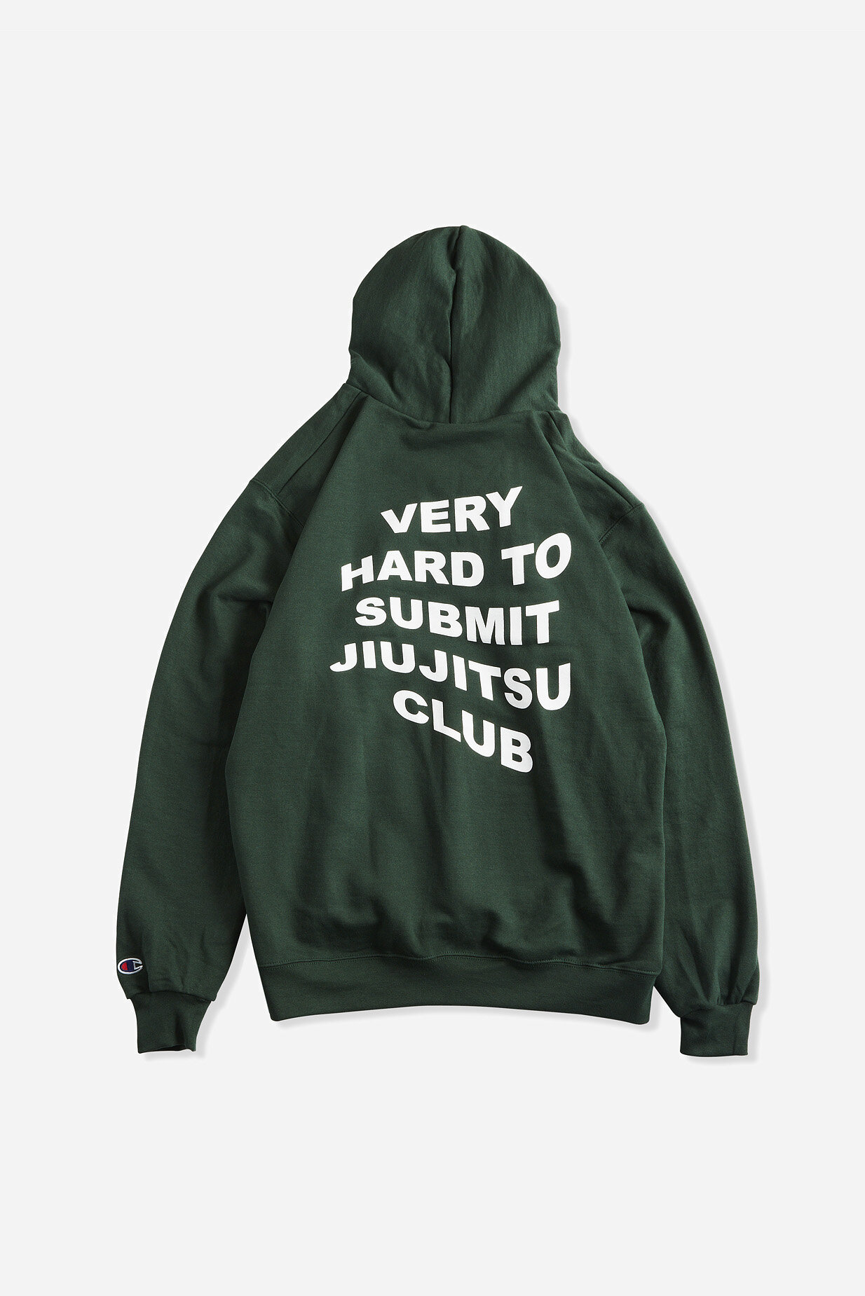 dark green champion hoodie