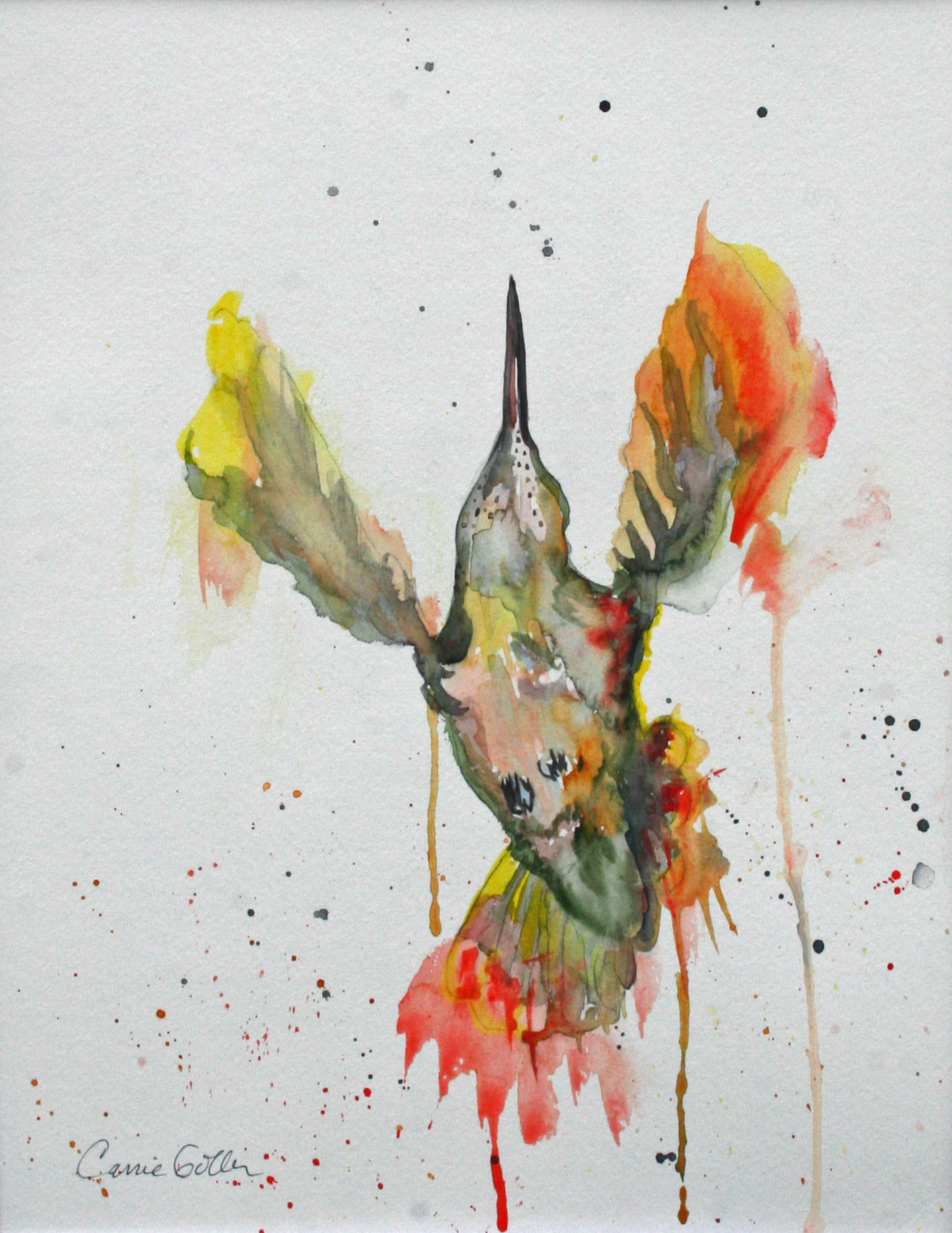Prints Available Original Sold Rocket Original 12x16