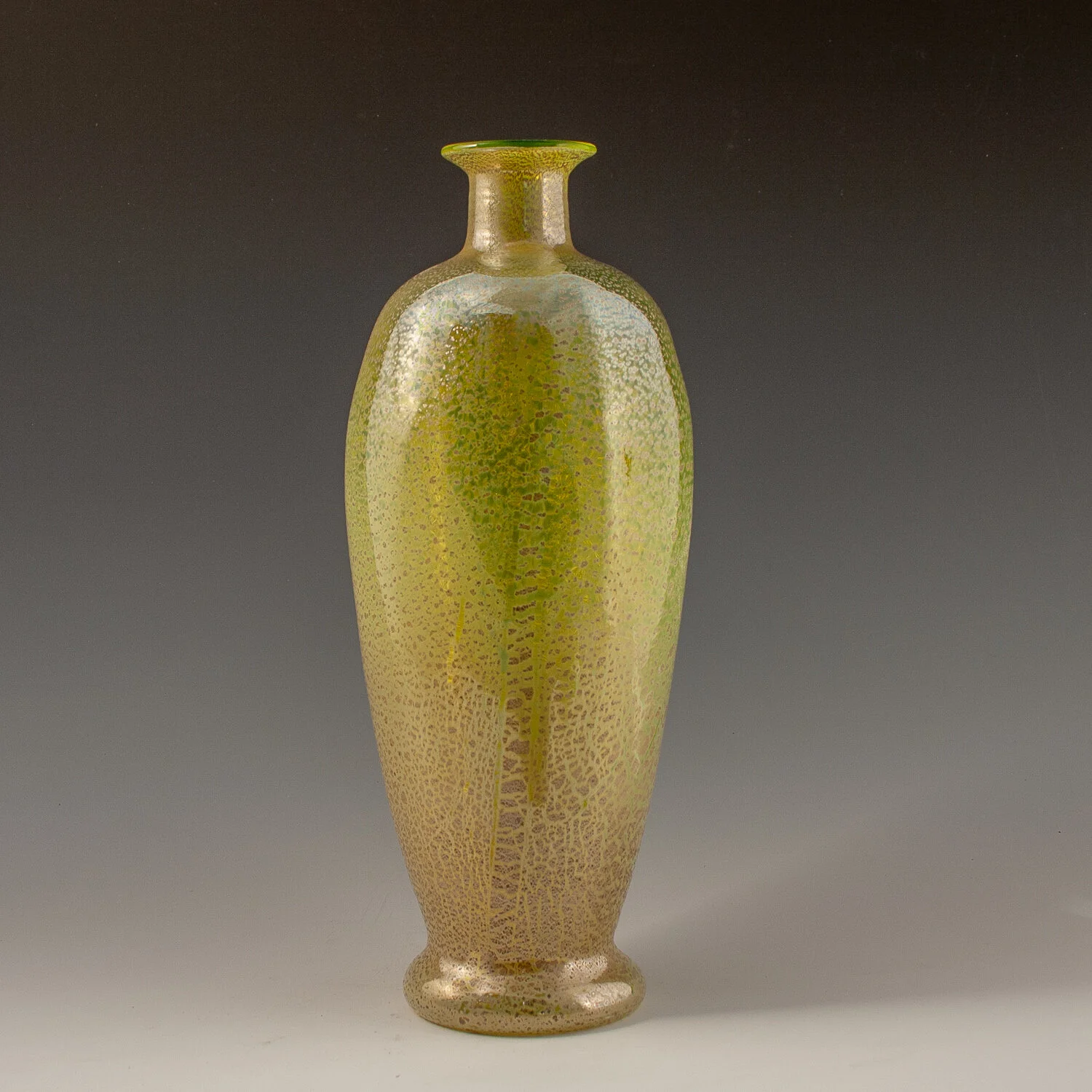 Pavilion Tone Vase 26 In Chartreuse S T U D I O P A R A N