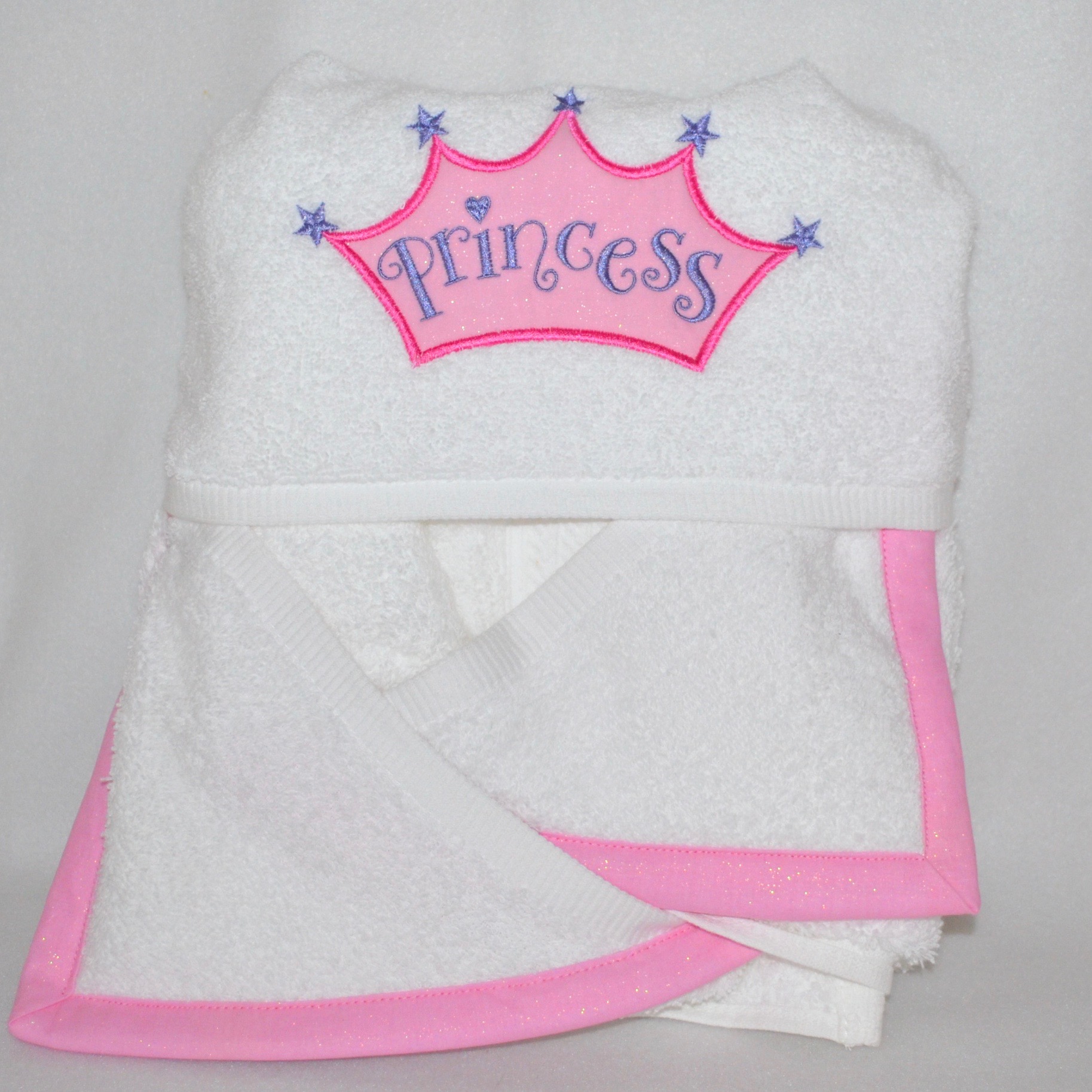 princess hooded towel