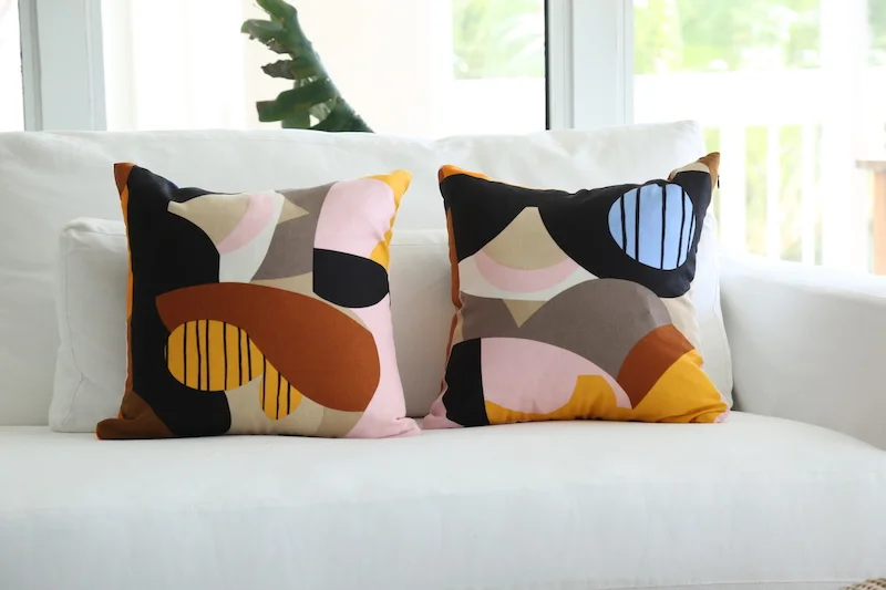 Marimekko Britta Maj Throw Pillows A Pair The Empty Apartment