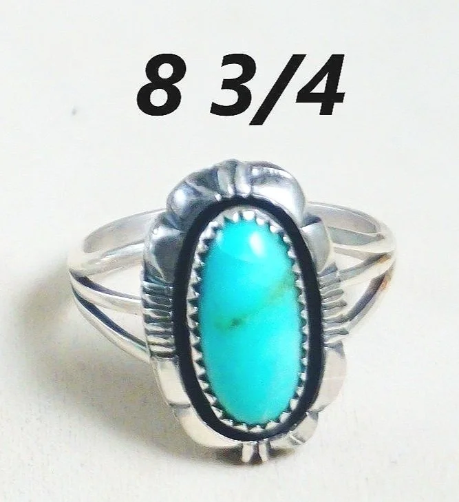 Item #1000H- Women's Navajo Oval Turquoise Shadowbox Item #1000H- Women's Navajo Oval Turquoise Shadowbox