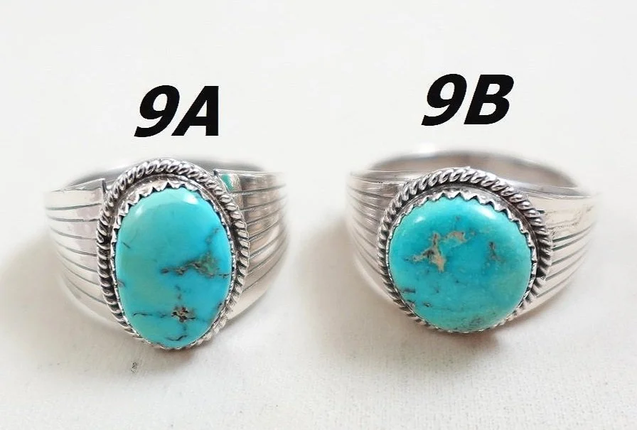 Amazing Vintage Native American Navajo Blue Gem Turquoise & Coral Sterling Silver Ring Amazing Vintage Native American Navajo Blue Gem Turquoise & Coral Sterling Silver Ring