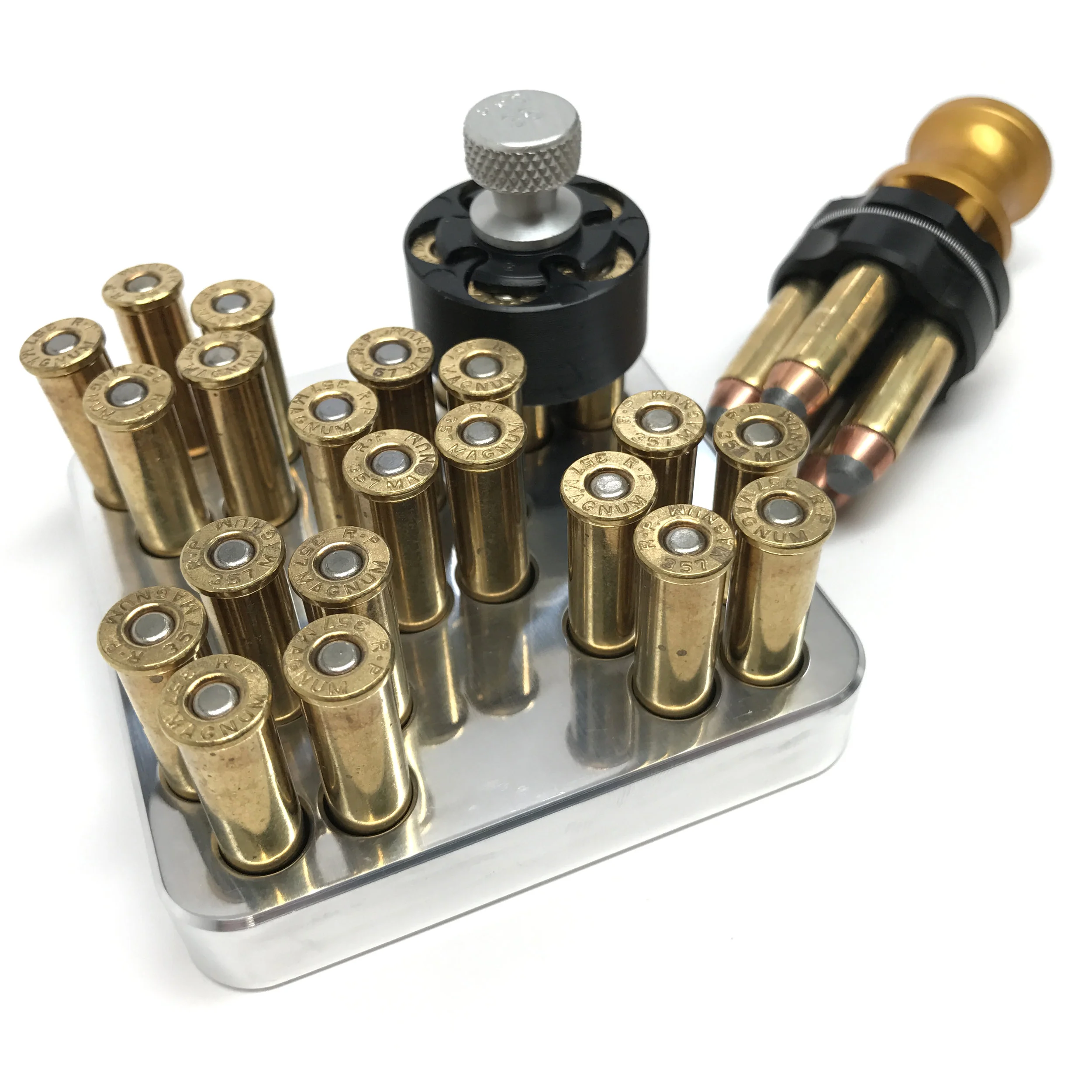 .357 Magnum Revolver Speedloader Tray MAKERSHOT .38 Special 5 Shot Block