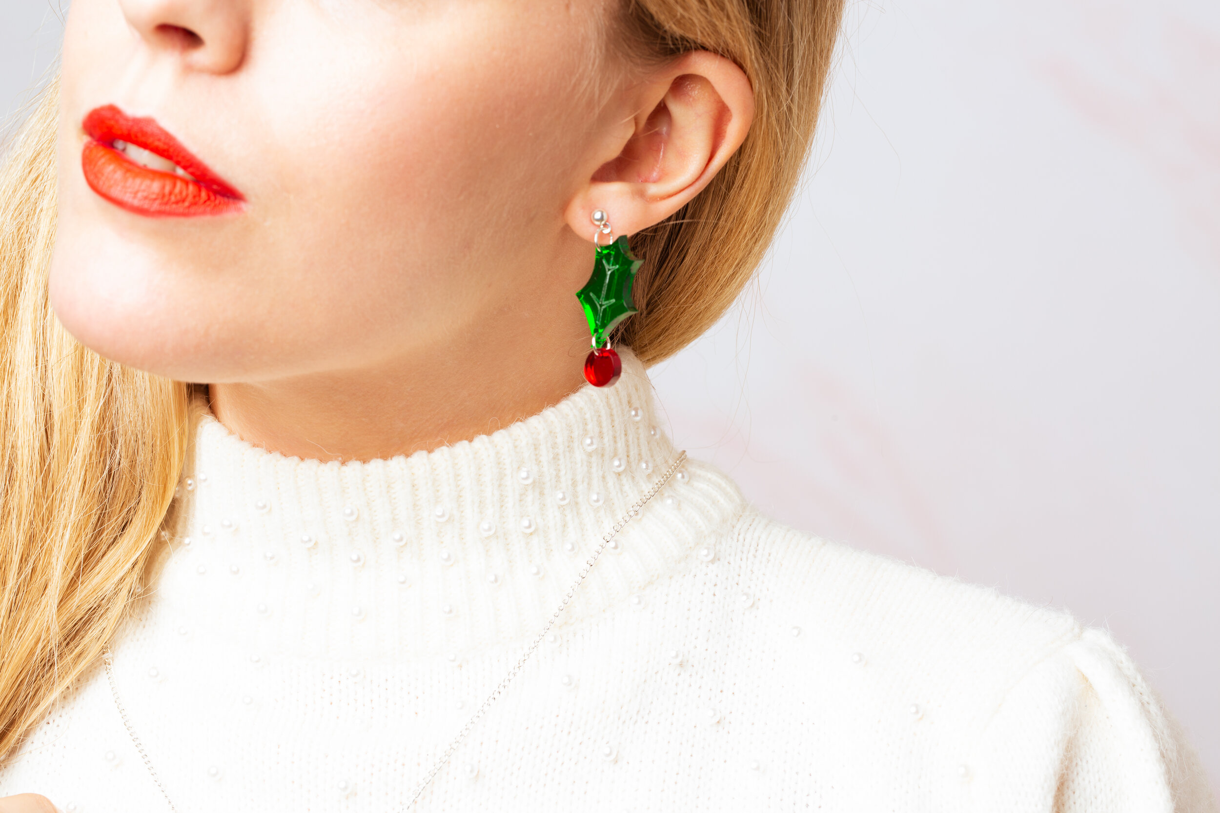 Cutie Stick-On Earrings | Holly Jolly