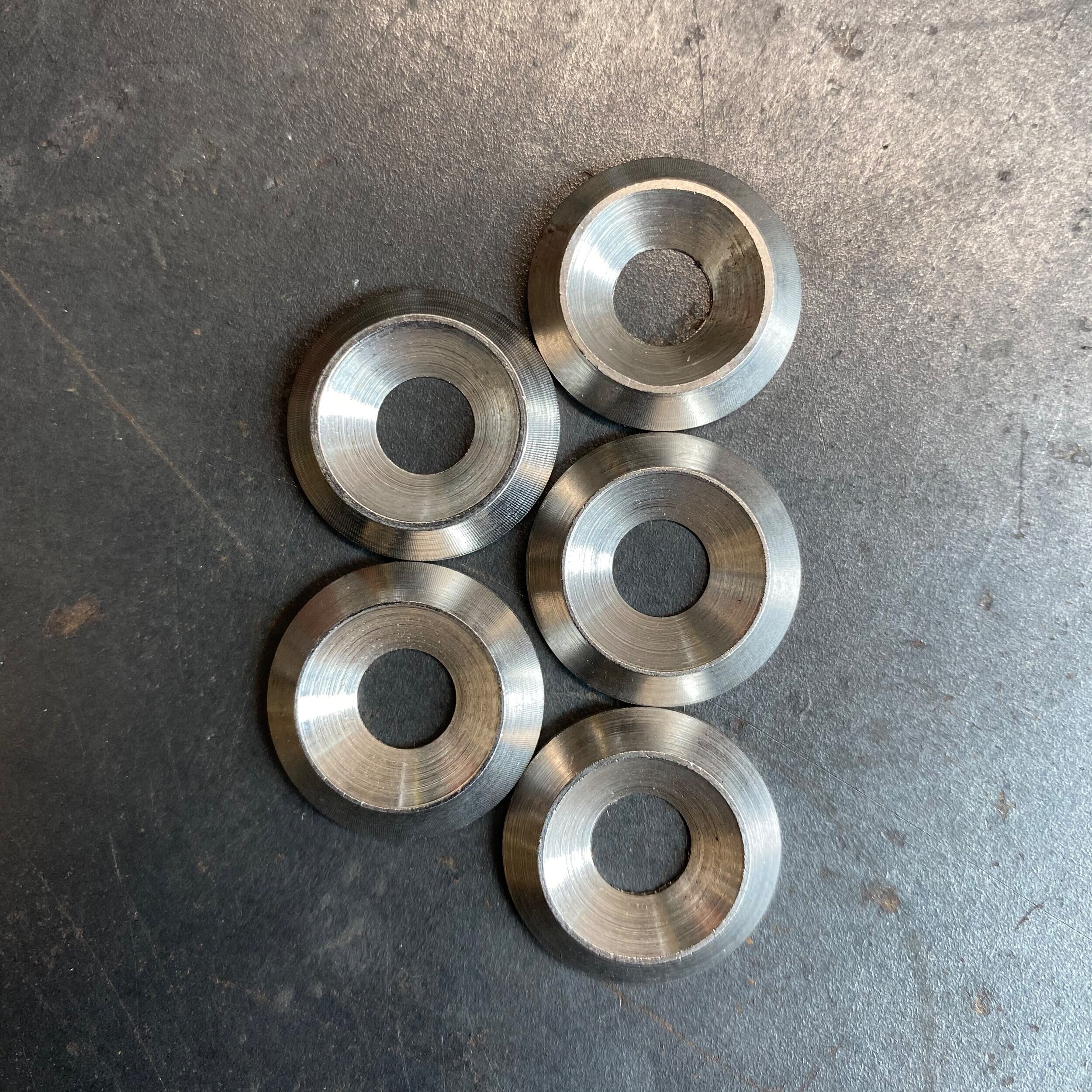 500 Qty #6 Stainless Steel Countersunk Finish Washers304 SS Finishing Cup BC 