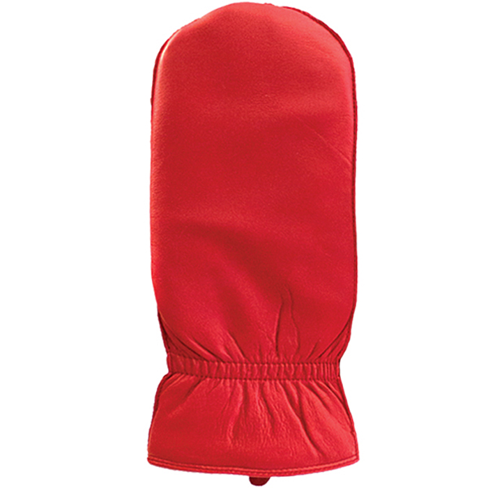 fleece lined leather mittens