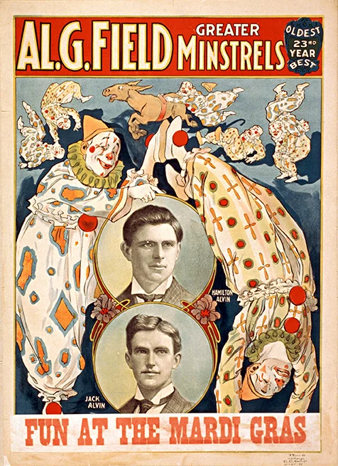 AL G. Field Minstrels Vintage Circus Poster — MUSEUM OUTLETS