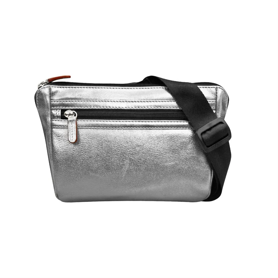 fanny pack silver