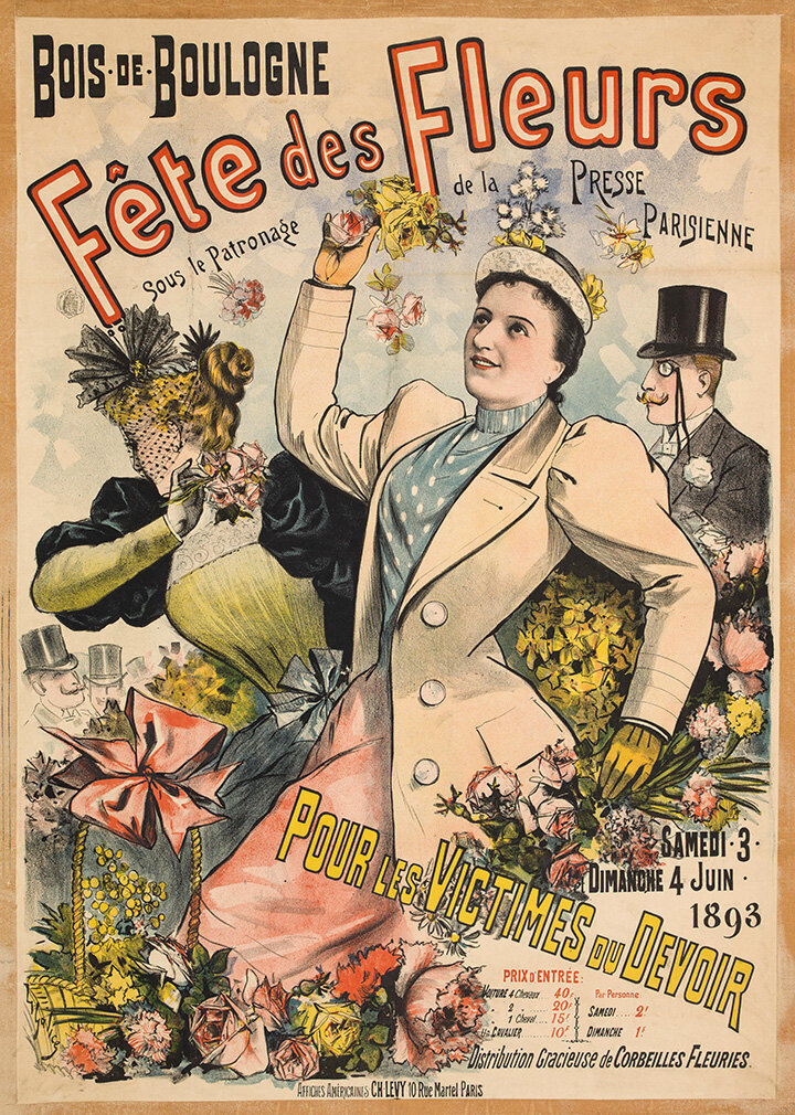 Fetes des Fleurs Vintage French Poster — MUSEUM OUTLETS