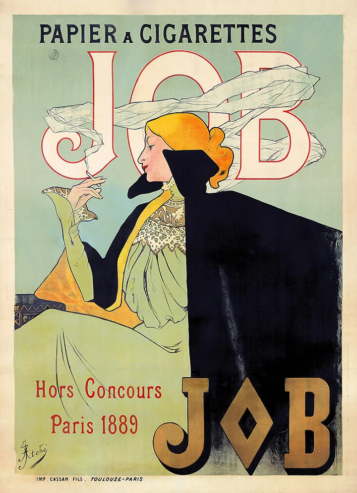 Job Cigarettes Vintage Advertising Poster — MUSEUM OUTLETS