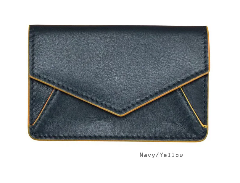 Leather Business Card Holder in Great Colors — MUSEUM OUTLETS Leather Business Card Holder in Great Colors — MUSEUM OUTLETS