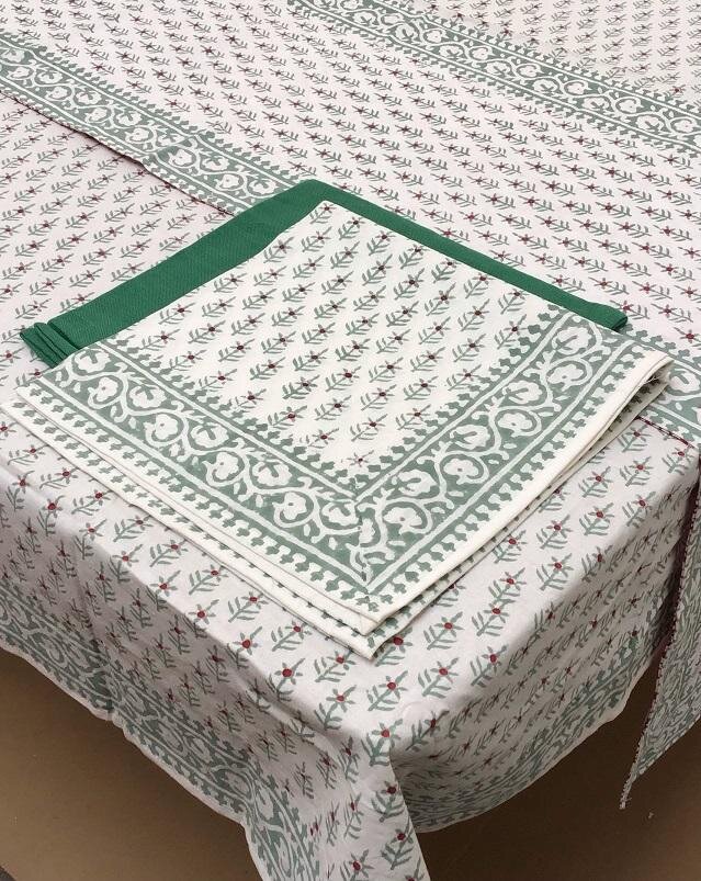 Block Print Table Runners | Brown Block Print Table Runners | Brown