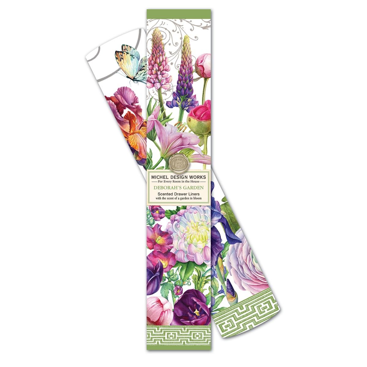 Michel Design Works "Orchids in Bloom" Pure cotton printed tea towel. 