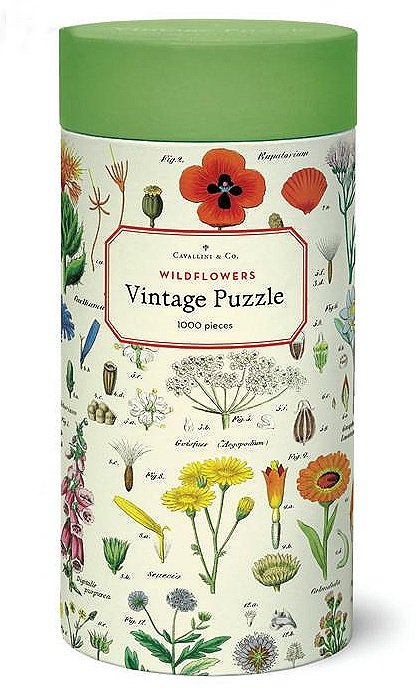 Wildflowers Vintage Puzzle by Cavallini — MUSEUM OUTLETS